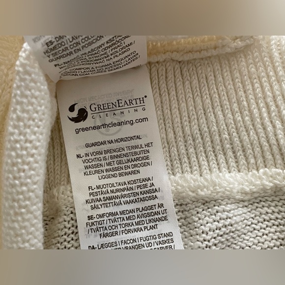 New Boden Anglesey Linen Tee Tshirt Vest Boxy Size 4 Ivory Cream Preppy - Picture 7 of 8